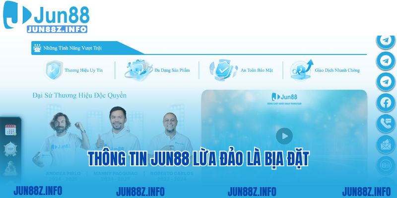 Luồng thông tin Jun88 đã được cài đặt