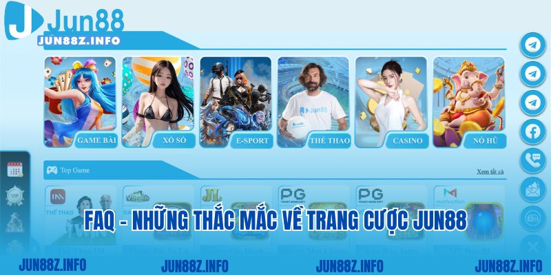 Câu hỏi thường gặp - Những câu hỏi về trang đánh giá Jun88